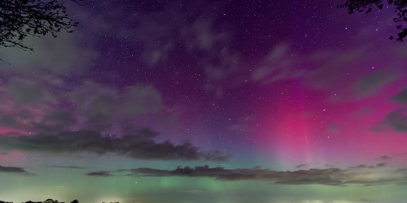 Auroras boreales iluminaron el cielo de los Países Bajos anoche