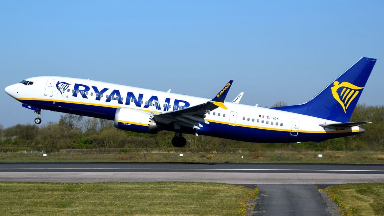 Avión de Ryanair