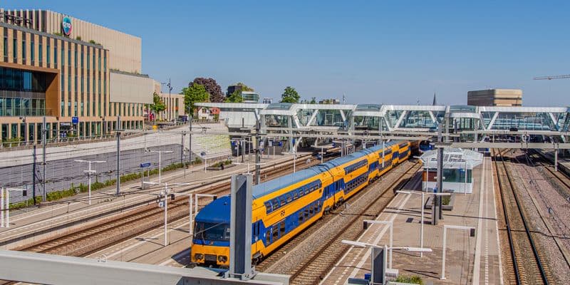 Vista de la estación central de Arnhem, donde recientemente una de las pantallas mostró accidentalmente pornografía