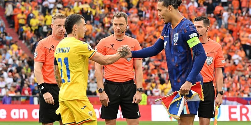 Holanda vs Rumania en la eurocopa 2024