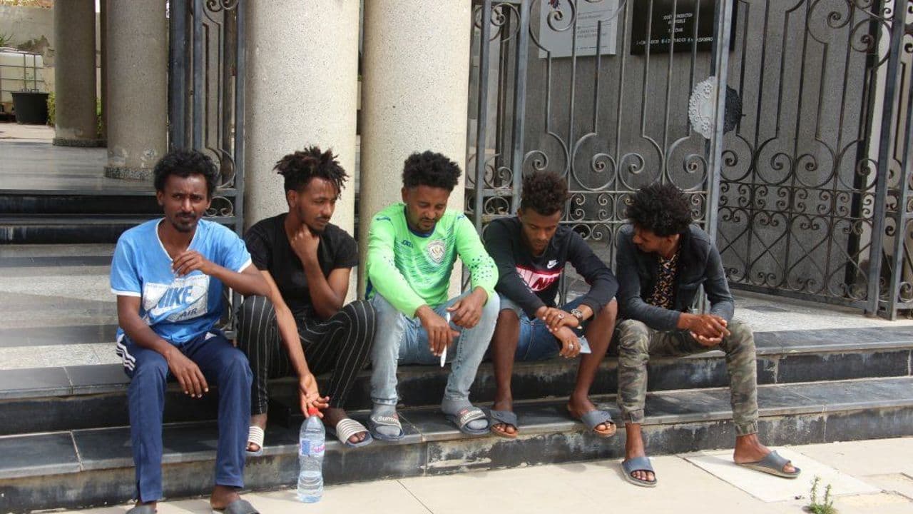 Jóvenes eritreos