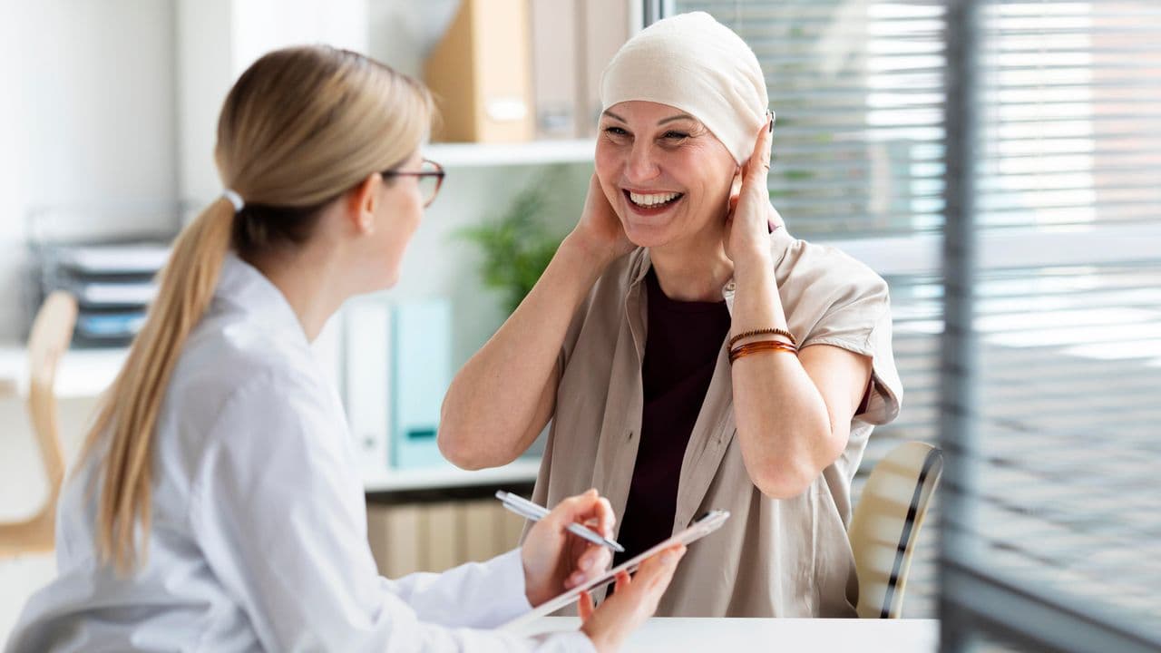 Paciente y doctora