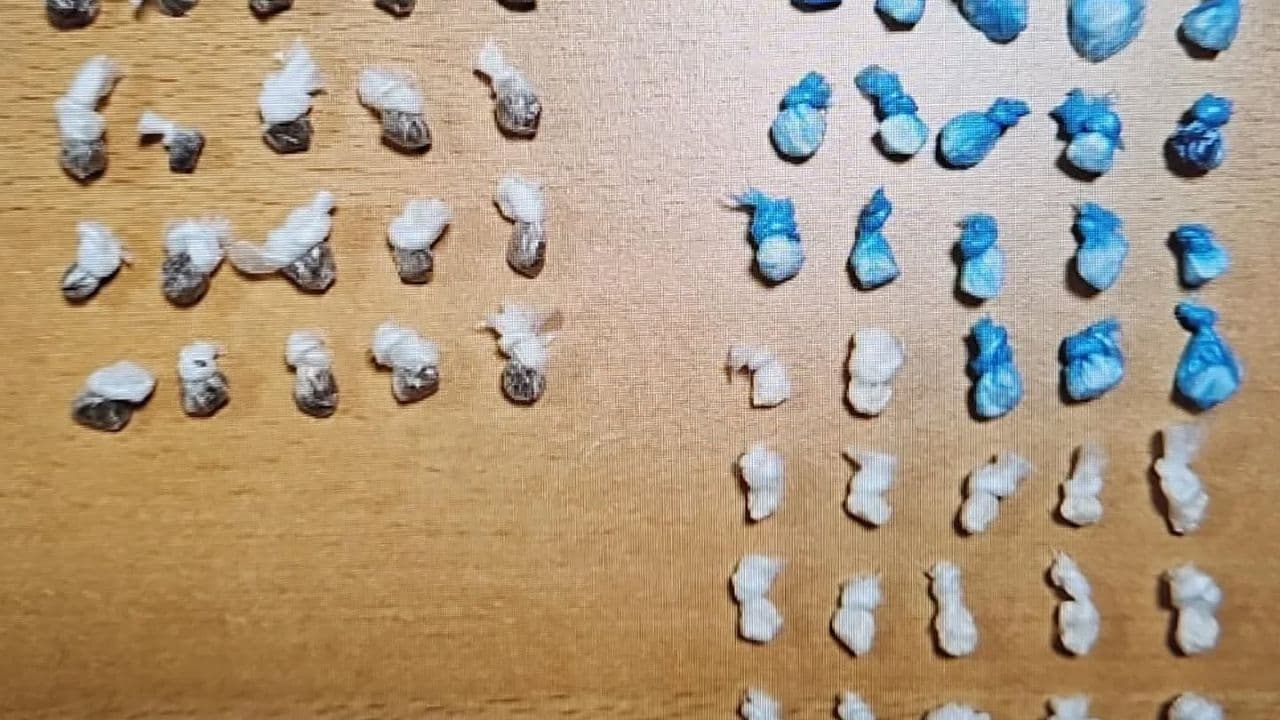 Drogas interceptadas por la policía de Lelystad a menores