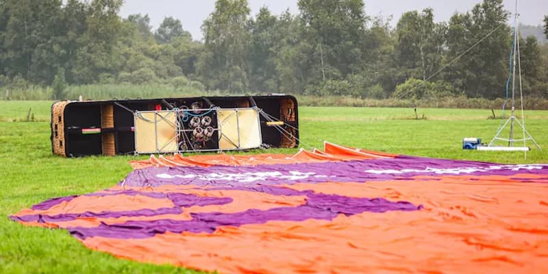 Un muerto y cinco heridos en accidente de globo aerostático en Friesland