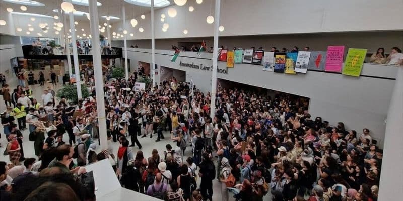 Universidad de Ámsterdam reabre tras cierre por protestas pro-palestinas