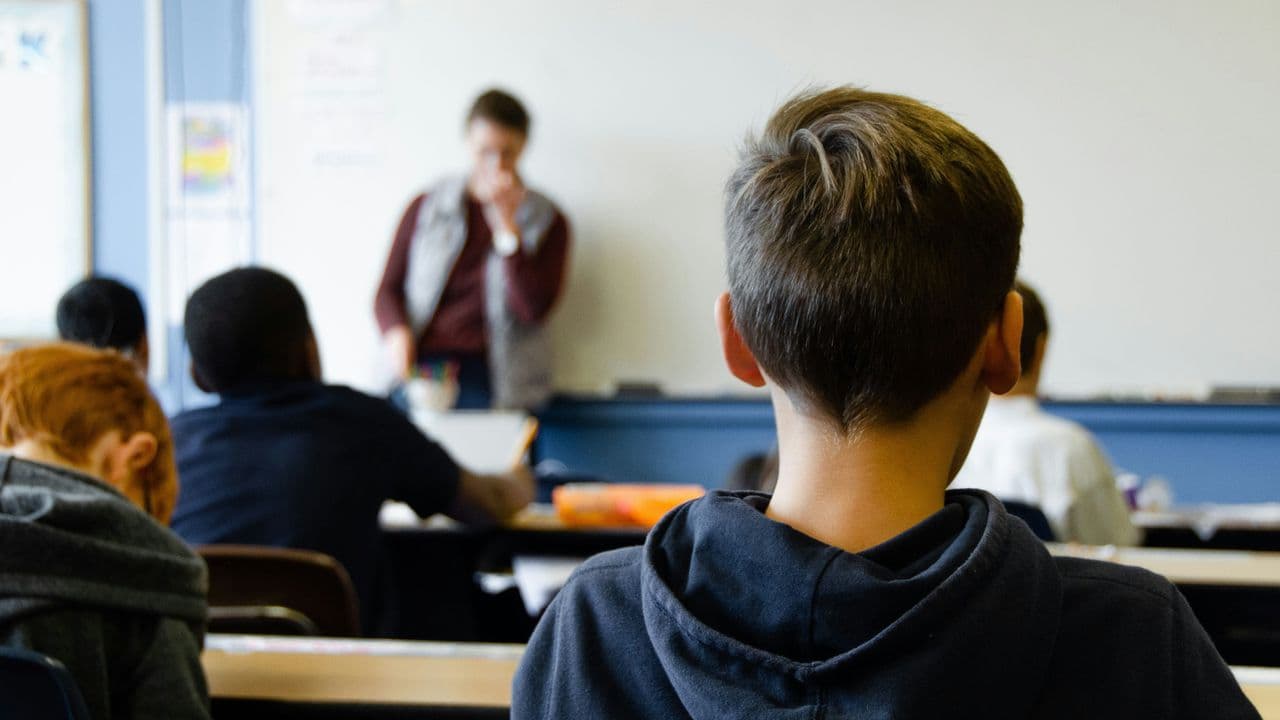 Niños en la escuela