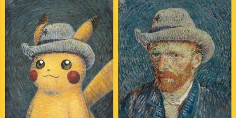 Pikachu por Van Gogh - Foto de Museo Van Gogh Ámsterdam