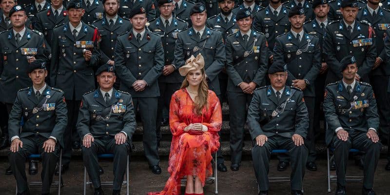 La princesa Amalia inicia formación militar de dos años