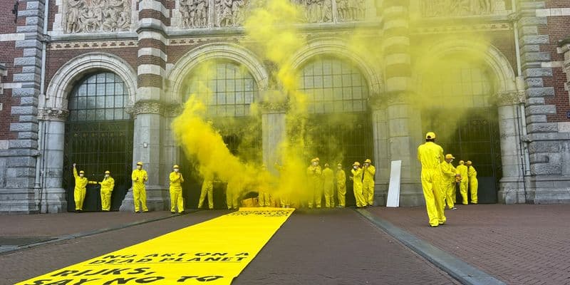 Protesta de Extinction Rebellion cierra el Rijksmuseum