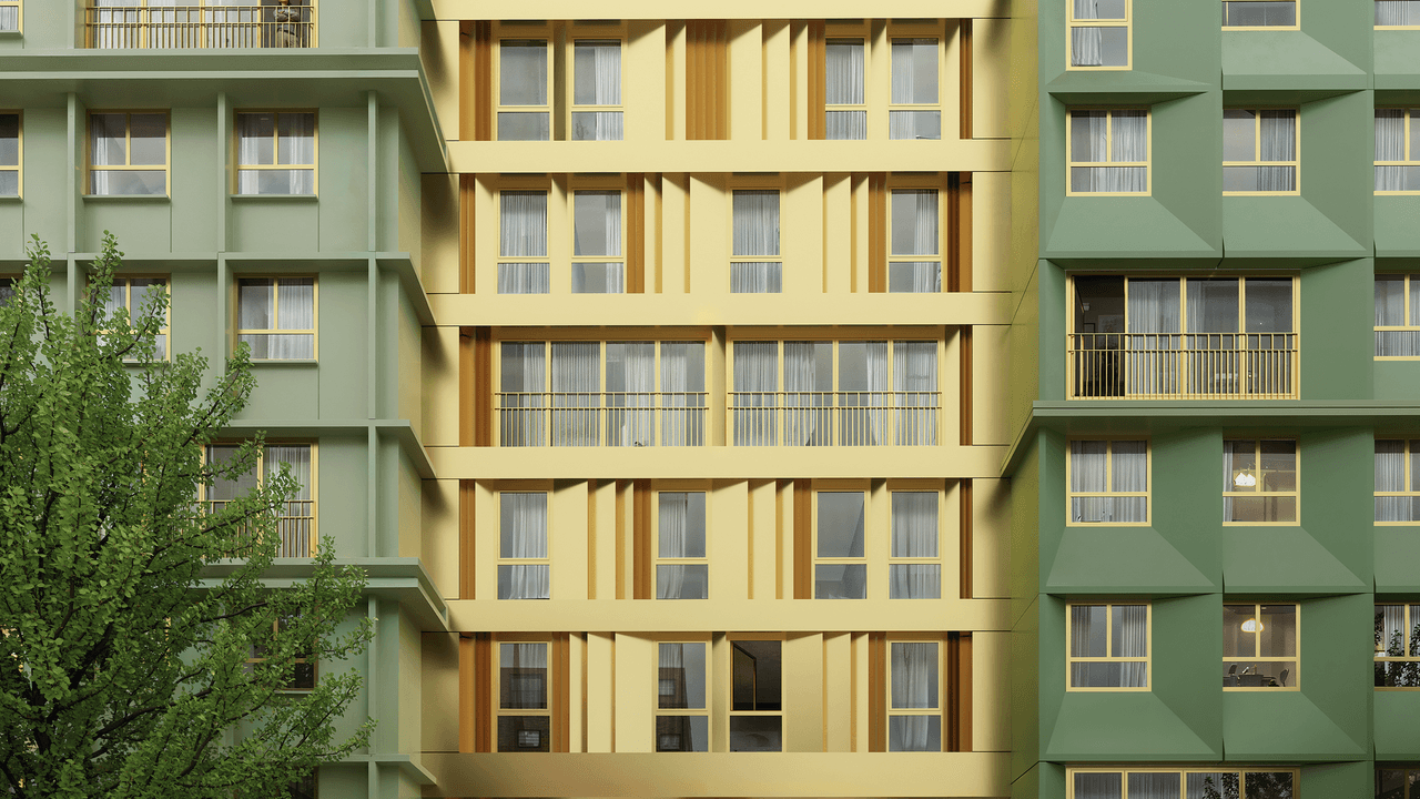Proyecto de habitaciones para estudiantes Ginkgo