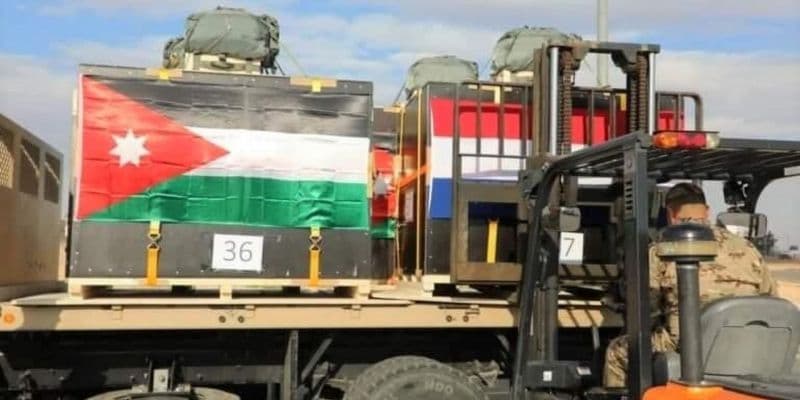 Ayuda humanitaria conjunta de los Países Bajos y Jordania a Gaza