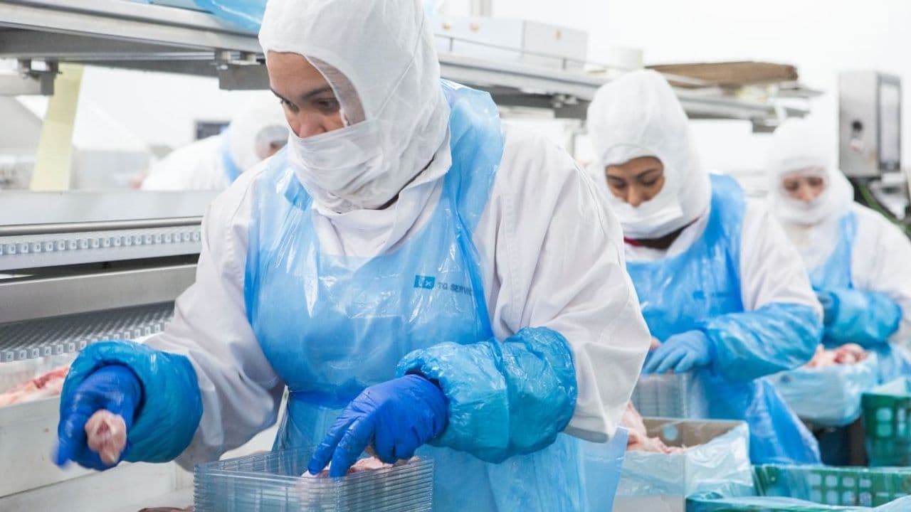 Trabajadores de industria cárnica