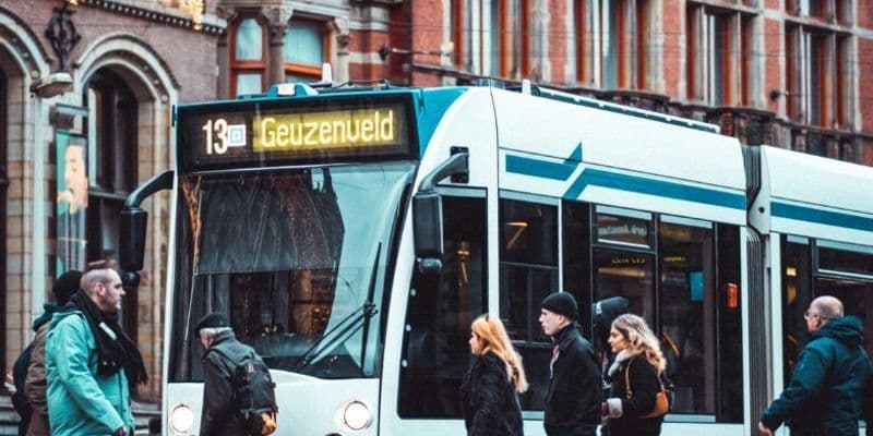 Tranvía en Ámsterdam