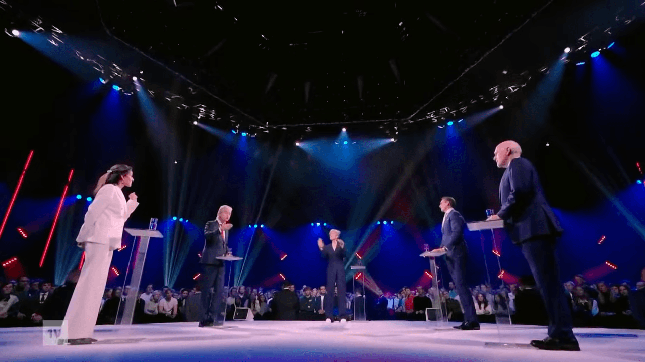 Candidatos políticos en el debate de EenVandaag (27.10.25)