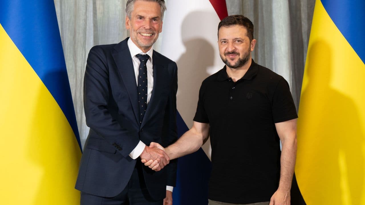 Dick Schoof y Volodymyr Zelenskyy