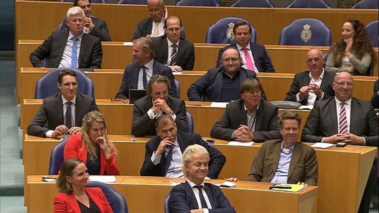 Fleur Agema y Geert Wilders PVV