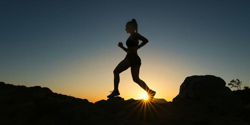 Mujer corriendo