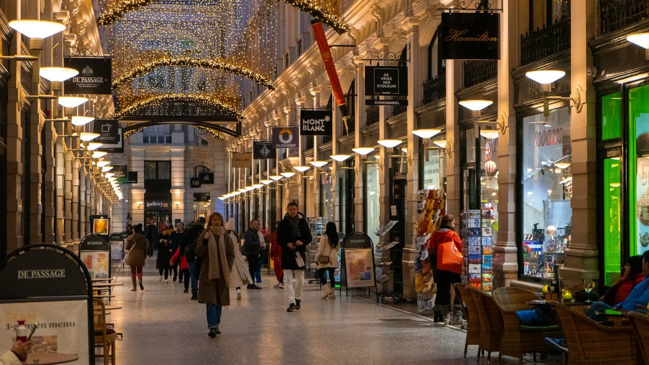 Pasaje comercial en La Haya
