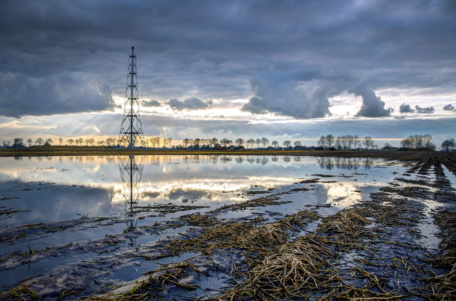 Imagen del campo de gas de Groningen