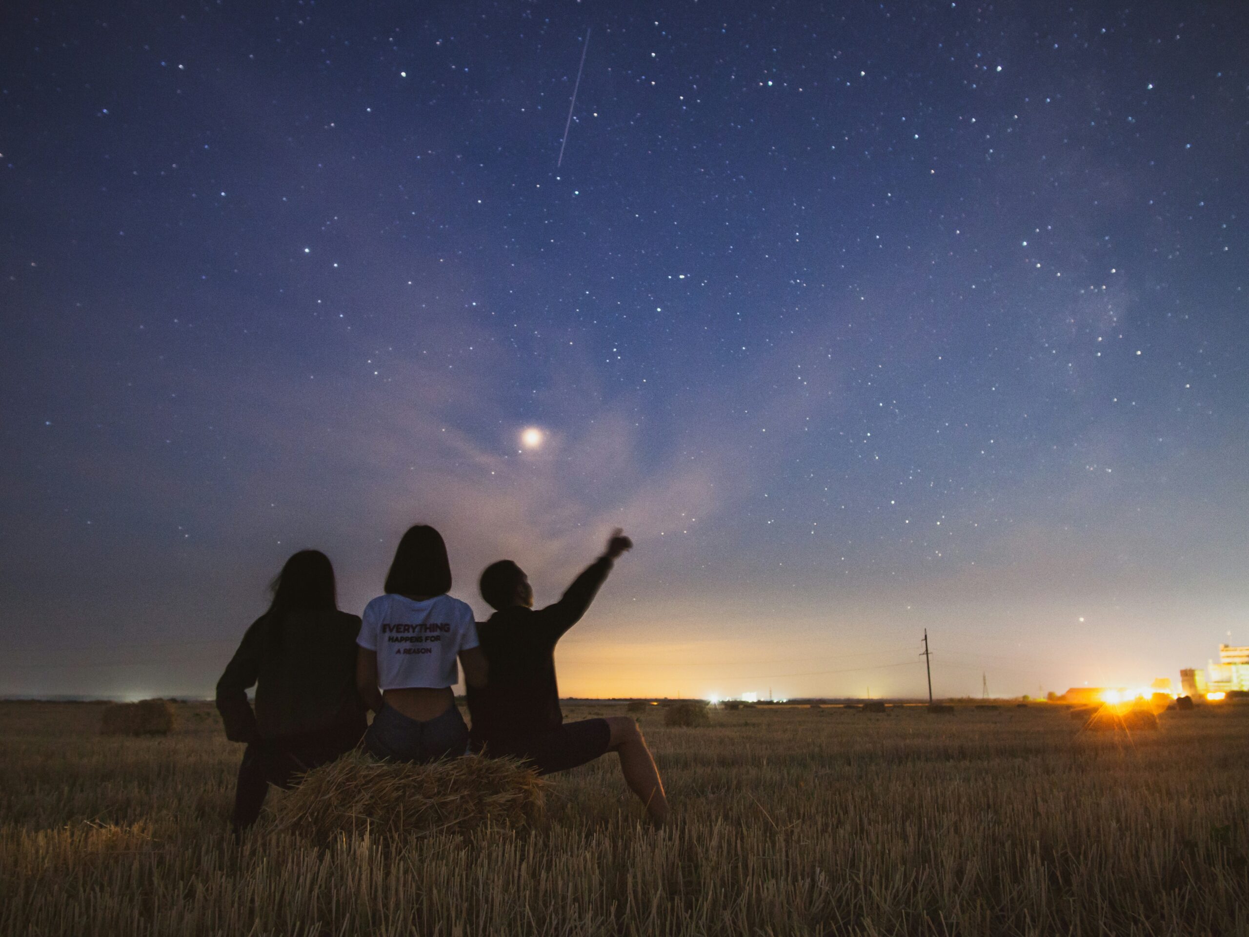 Lluvia de estrellas fugaces en el cielo holandés esta noche