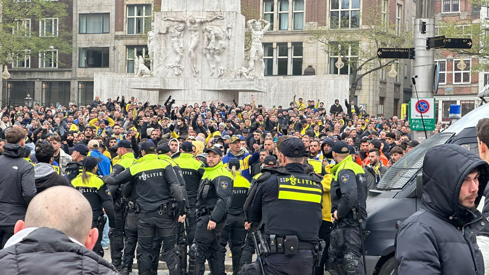 Violentos ataques entre Israelíes - Propalestinos en Ámsterdam